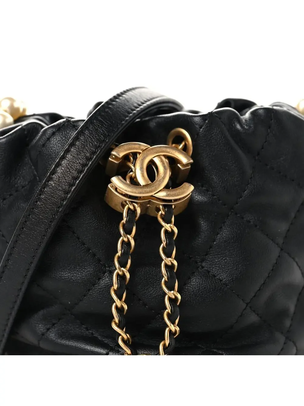 Chanel Calfskin Quilted Pearl Mini #308836C19B